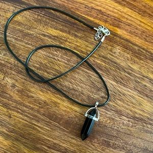 Black Onyx Pendant Necklace